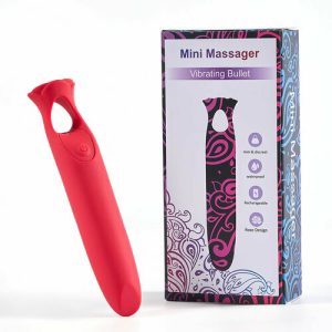 Vibrator – Bestvibe Lipstick Rechargeable Bullet Red Rose 12 Vibrating