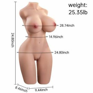25.35Lbs Realistic Sex Doll with Peak E-Cup Big Breasts and Toned Abs – Josiah