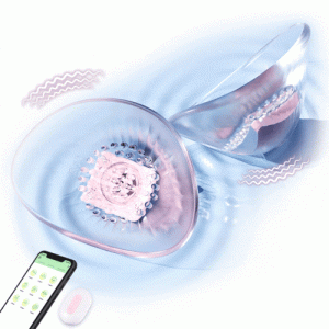 Bestvibe 10 Vibrating App Controlled Semi-curved Nipple Stimulator