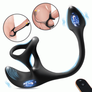 Spherical Vibrating Anal Plug with Penis Rings – Zenith
