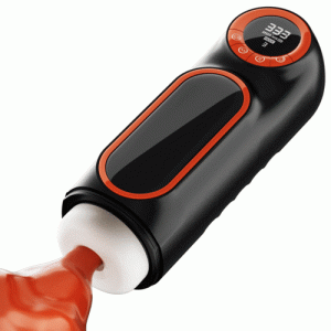 Masturbator – Male 4 suction & 10 vibration & thrusting modes LCD display