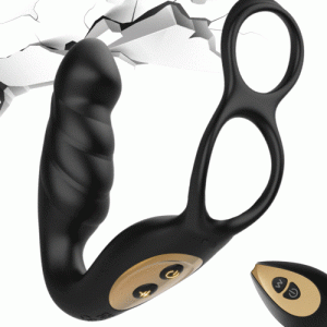 Cock Ring – Bestvibe 7 Pulsing & 12 Vibrating Prostate Massager with Dual