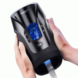 Male Masturbator – Leten Cannon King Mini 3D Fleshy Telescopic Vibrating