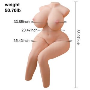 Size Large Tpe Sex Doll】 Kadi 50.7 Lb Large Torso Realistic Sex Doll Tpr