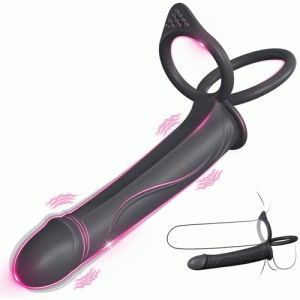 Dildo – Bestvibe Anal Couples Strap On Anal With Vibrating Cock Ring