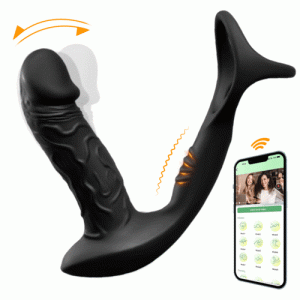 Vibrator – Bestvibe 9 Wiggling & Vibrating App Control Anal With Cock Ring