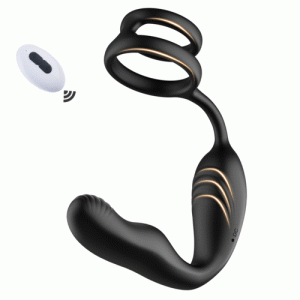 Cock Ring – 360° Rotating Vibrating Wearable Prostate Massager with Dual