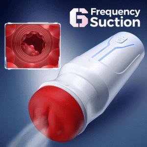 Masturbator – 【6.35 IN Depth】F01 Valkyrx 6 Suction 9 Vibration Red Lip