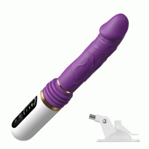 Dildo - Megan Machine à pousser et à vibrer avec poignée et ventouse