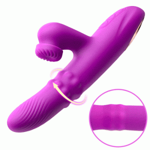 Vibrator – 3 In 1 Thrusting Rotating Rolling Beads G-spot Triple