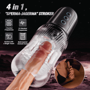 Masturbator – Bestvibe Dual Vibrating Eggs 5 Sucking 10 Vibrating Deep Throat