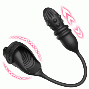 Vibrator – Thrusting Prostate Massager Vibrating Penis Couple Play Anal