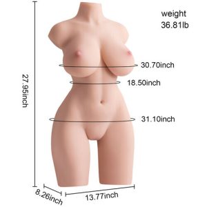 【Large Torso With Electric Function】16.7kg/36.81lb Real-Person Interactive