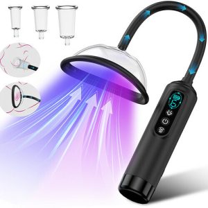 Automatic Vacuum Nipple Pump & Vagina Pussy Pump With 5 Cups Included