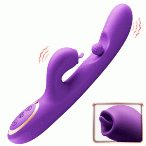 Vibrator – Tongue Licking Clitoral Stimulator G Spot With 360° Rotation
