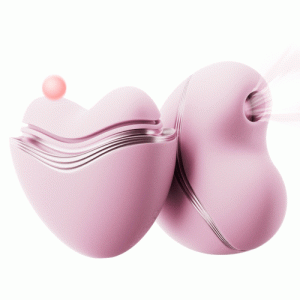 Vibrator – Cutie Heart Clitoral Suction with Flapping & Sucking Exchangable