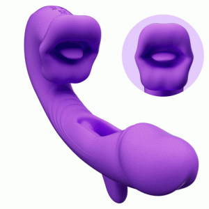 Vibrator – Upgraded Mouth-Shaped Clit Tongue Licking Flapping G-spot – Isolde