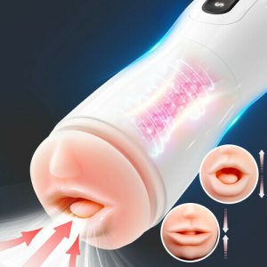 Male Masturbator – 7-Mode Vibrating Automatic Cup with Realistic Lip