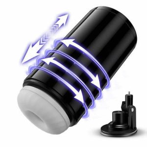 Masturbator – 4 in 1 Cup 7 Thrutings & 7 Rotatings Suction Cup Mount