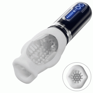 Masturbator – Dual Motor Oralsex Analog 7 Vibrations 5 Retractions 5