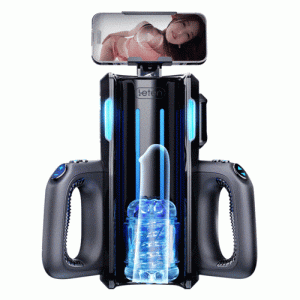 Masturbator – 10 Mode Thrusting High Speed Motor Cup with Phone Holder