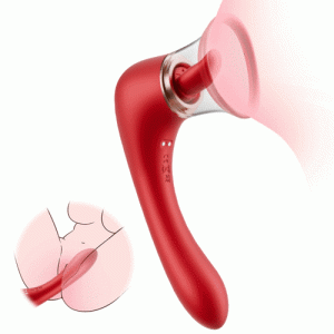 Vibrator – Pacifier Clit Suck & Tongue Lick G-spot Stimulation